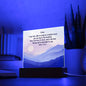 Personalized Matthew 17:20-21 LED Plaque Mustard Seed Faith Moves Mountains