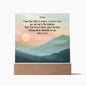 Personalized Matthew 17:20-21 LED Plaque Mustard Seed Faith Moves Mountains