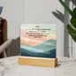 Personalized Matthew 17:20-21 LED Plaque Mustard Seed Faith Moves Mountains