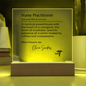 Personalized Nurse Practitioner Plaque