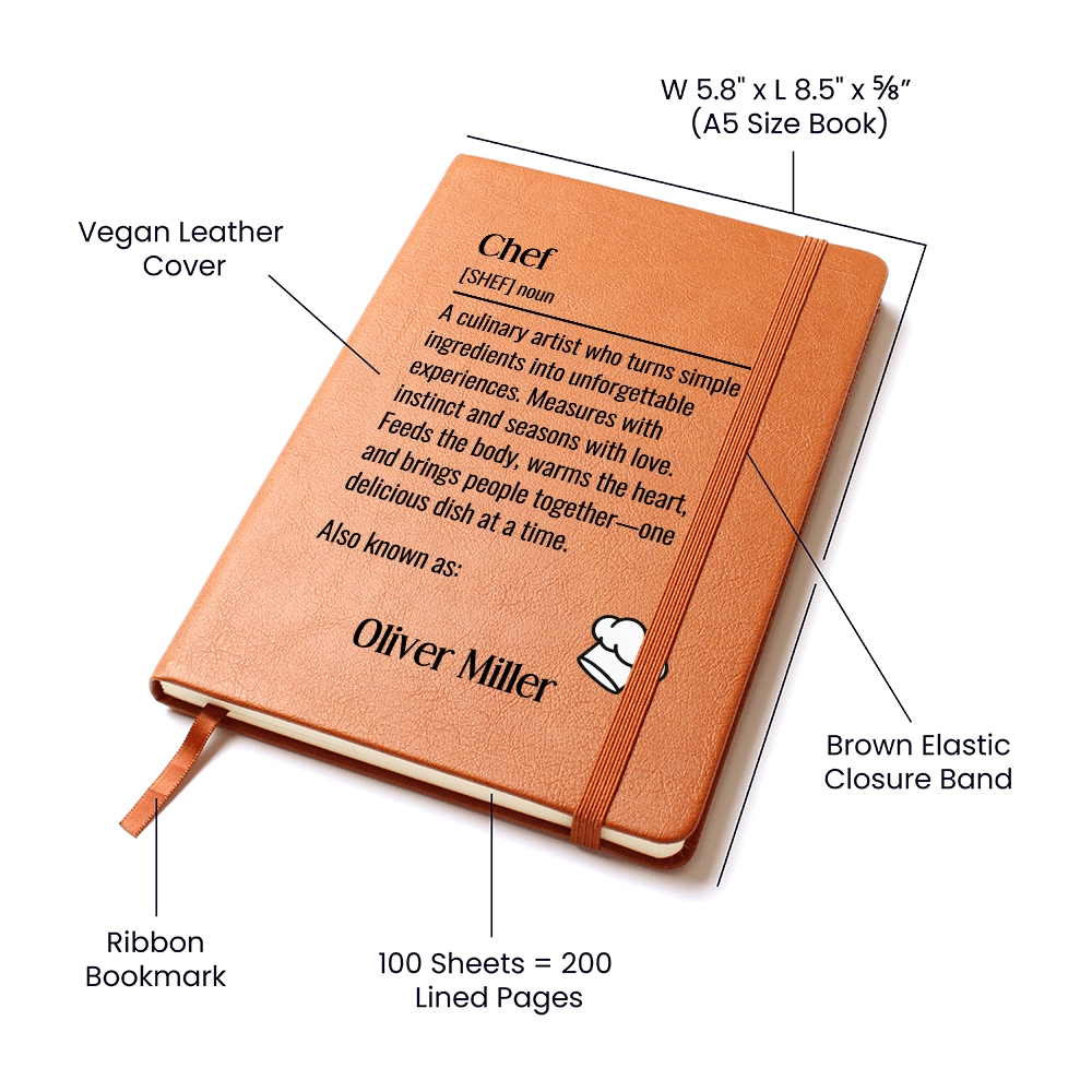 thumbnail image 2 of Stone Journal Chef Notebook – Black 13 × 21 Cm Waterproof Paper 2 of 14