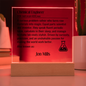 Personalized Chemical Engineer Definition Lighted Name Plaque