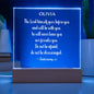 Personalized Deuteronomy 31:8 LED Plaque Do Not Be Afraid Do Not Be Discouraged