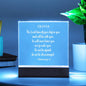 Personalized Deuteronomy 31:8 LED Plaque Do Not Be Afraid Do Not Be Discouraged