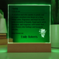 Florist Definition Personalized LED Light Plaque