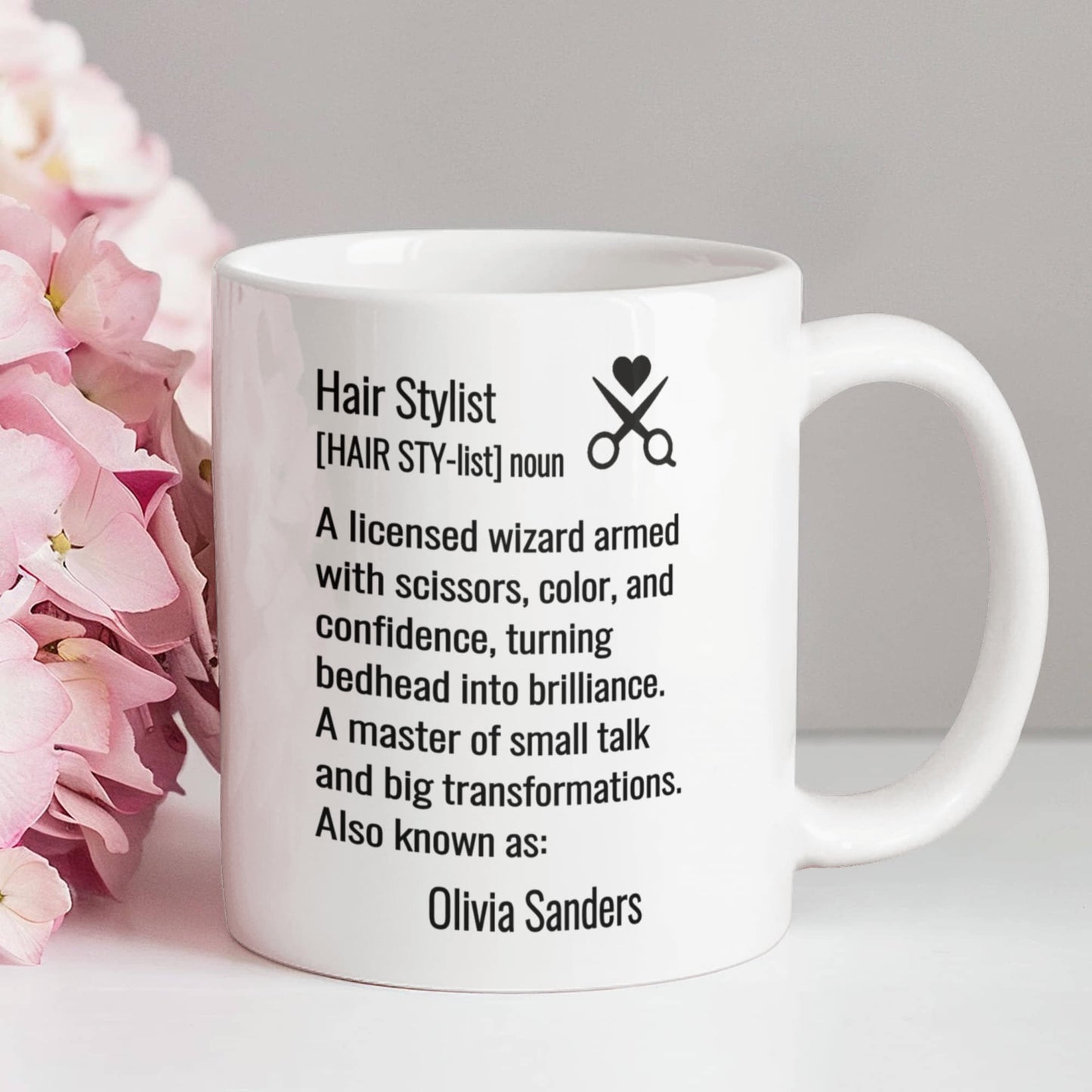 Personalized Hair Stylist Definition Mug Gift