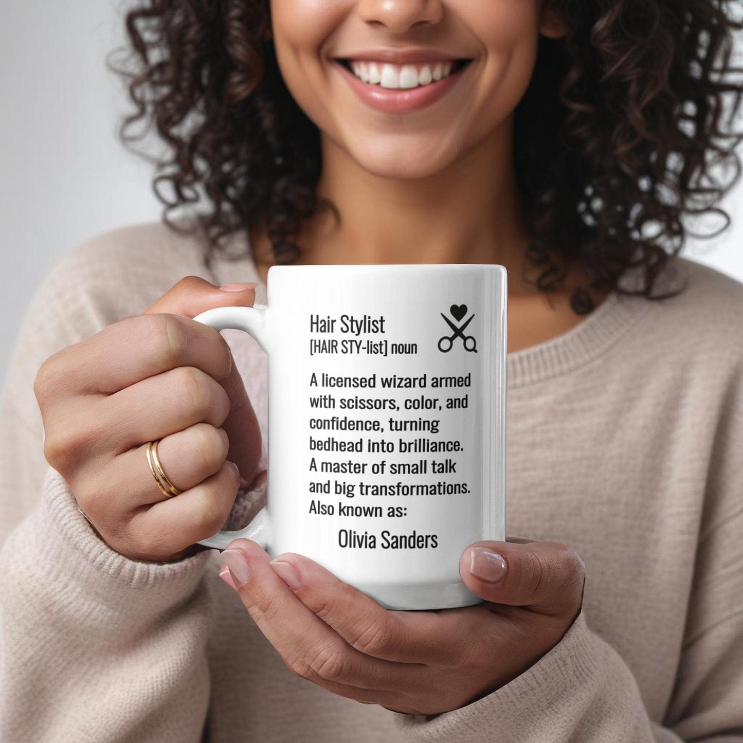 Personalized Hair Stylist Definition Mug Gift