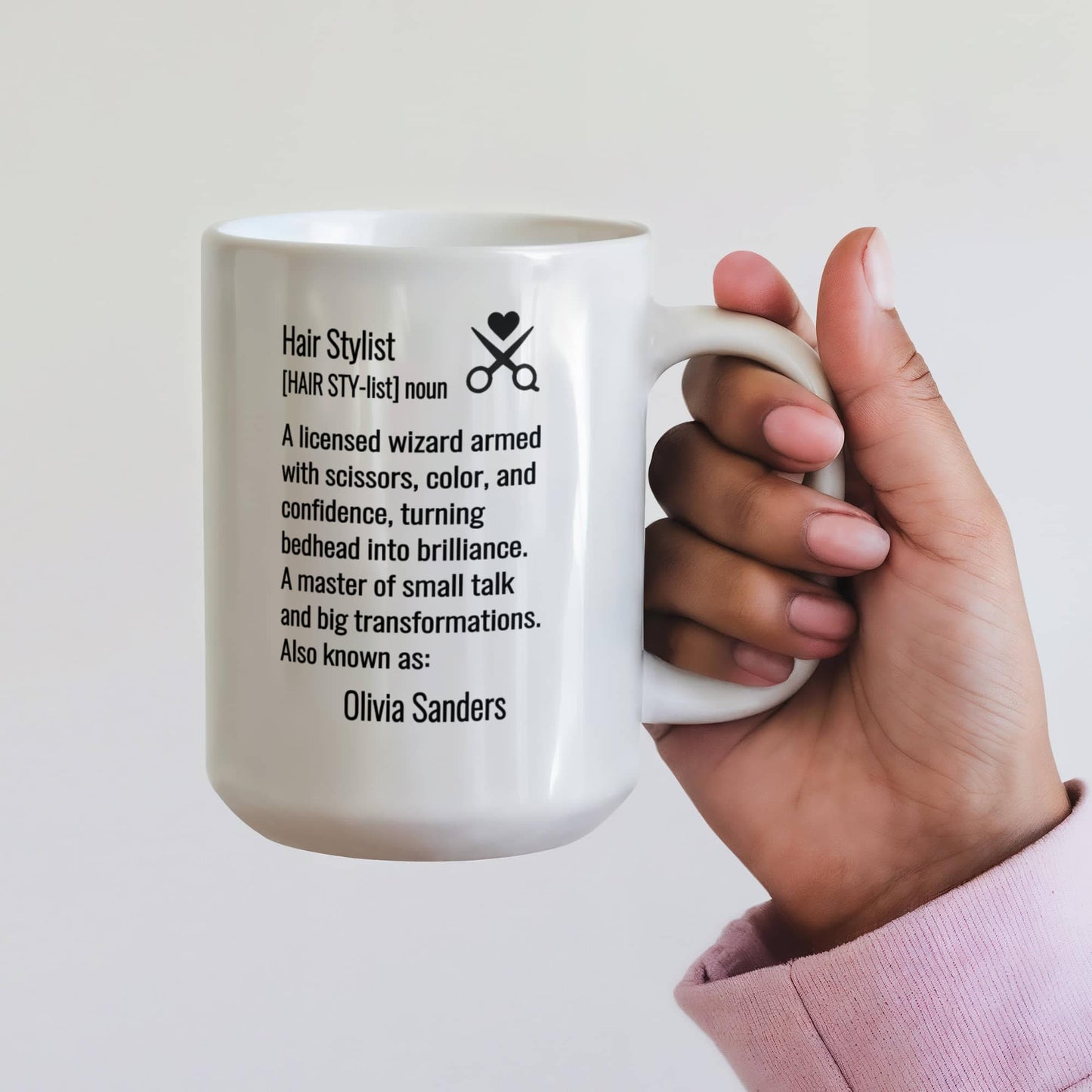 Personalized Hair Stylist Definition Mug Gift