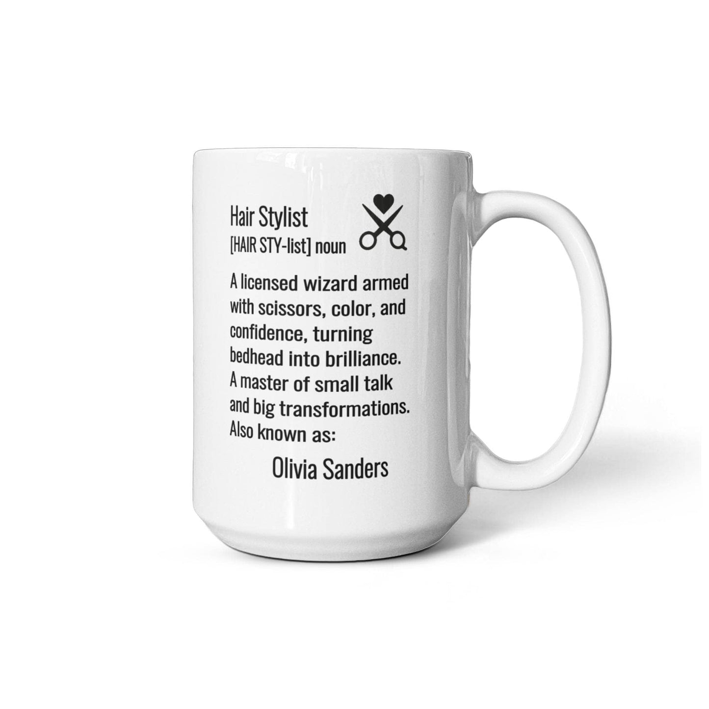 Personalized Hair Stylist Definition Mug Gift