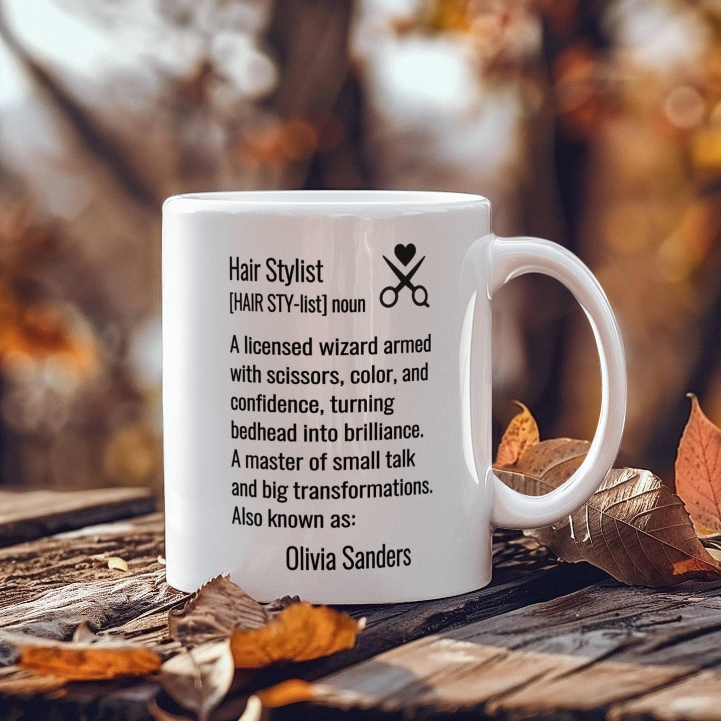 Personalized Hair Stylist Definition Mug Gift