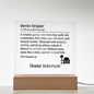 Personalized Interior Designer Definition Name Plaque