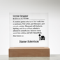Personalized Interior Designer Definition Name Plaque