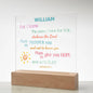 Personalized For Kids Jeremiah 29:11 LED Plaque For I Know The Plans I Have For You