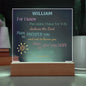 Personalized For Kids Jeremiah 29:11 LED Plaque For I Know The Plans I Have For You