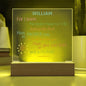 Personalized For Kids Jeremiah 29:11 LED Plaque For I Know The Plans I Have For You