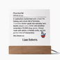 Personalized Pharmacist Definition Name Plaque