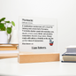 Personalized Pharmacist Definition Name Plaque