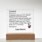 Personalized Pharmacist Definition Name Plaque