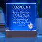 Personalized Proverbs 31:28 LED Plaque For Moms