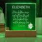 Personalized Proverbs 31:28 LED Plaque For Moms