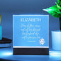 Personalized Proverbs 31:28 LED Plaque For Moms