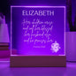 Personalized Proverbs 31:28 LED Plaque For Moms