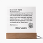 Personalized Real Estate Agent Office Decor Gift