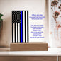 Personalized Retired Police Officer Gift