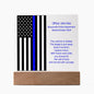 Personalized Retired Police Officer Gift