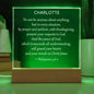 Personalized Philippians 4:6-7 LED Plaque Do Not Be Anxious About Anything