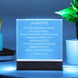 Personalized Philippians 4:6-7 LED Plaque Do Not Be Anxious About Anything