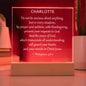Personalized Philippians 4:6-7 LED Plaque Do Not Be Anxious About Anything