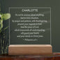 Personalized Philippians 4:6-7 LED Plaque Do Not Be Anxious About Anything