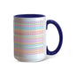 Christian Secret Message Mug Make Heaven Crowded Colored Handle