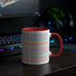 Christian Secret Message Mug Make Heaven Crowded Colored Handle