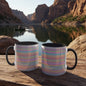 Christian Secret Message Mug Make Heaven Crowded Colored Handle
