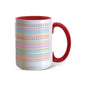 Christian Secret Message Mug Make Heaven Crowded Colored Handle