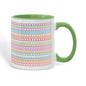 Christian Secret Message Mug Make Heaven Crowded Green Handle