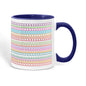 Christian Secret Message Mug Make Heaven Crowded Navy Handle