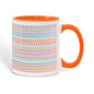 Christian Secret Message Mug Make Heaven Crowded Orange Handle