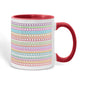 Christian Secret Message Mug Make Heaven Crowded Red Handle