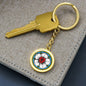 Luther Rose Keyring Key Chain