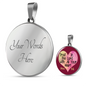 Trust In The Lord With All Your Heart Pendant Necklace