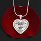 To Our Daughter Heart Necklace You Are Beautiful Brilliant Powerful Brave