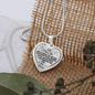 Heart Pendant Necklace To My Wife I Choose You