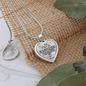 Heart Pendant Necklace To My Wife I Choose You
