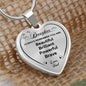To My Daughter Love Dad Heart Necklace You Are Beautiful Brilliant Powerful Brave