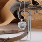 To My Daughter Always Remember Mom Loves You Heart Necklace