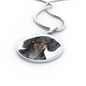 Black and Tan Dachshund Pendant Necklace