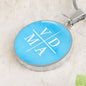 VDMA Lutheran Faith Necklace On Sky Blue Background